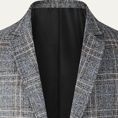 Merrifield Men's Slim Fit Checked Blazer Lightweight