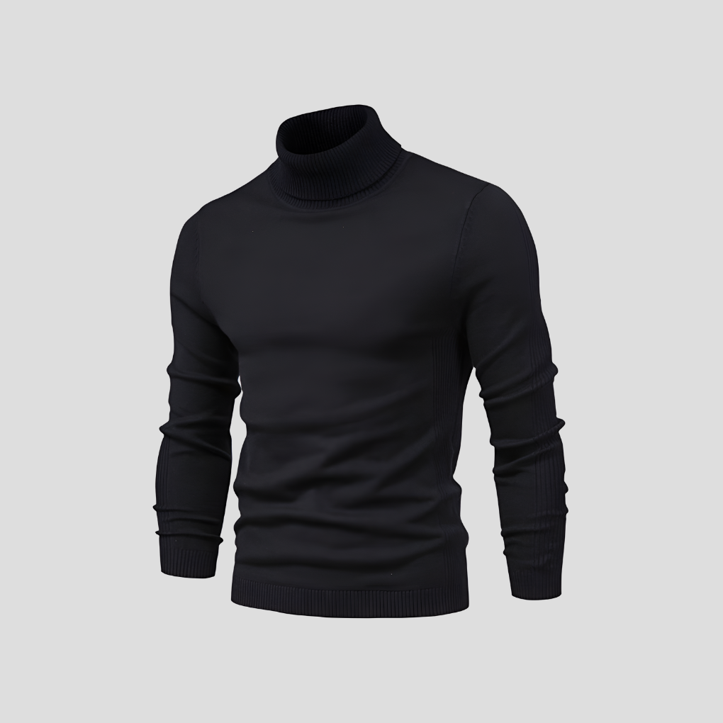 Men's Turtleneck Wool Sweater