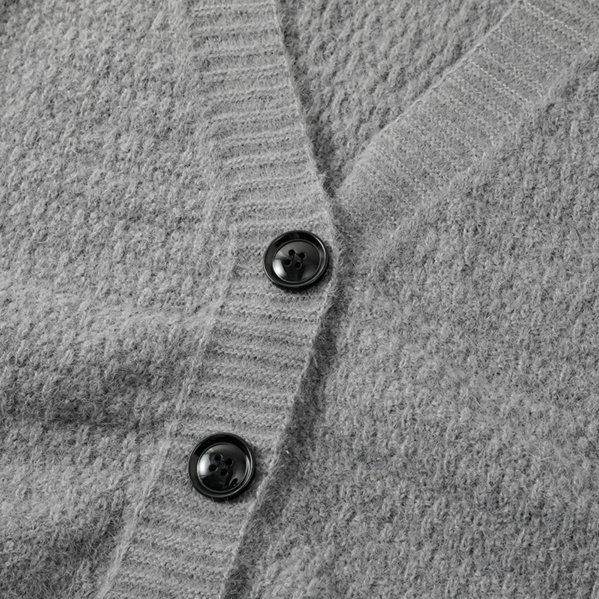 Men's Knitted Cardigan Soft V Neck Button Down