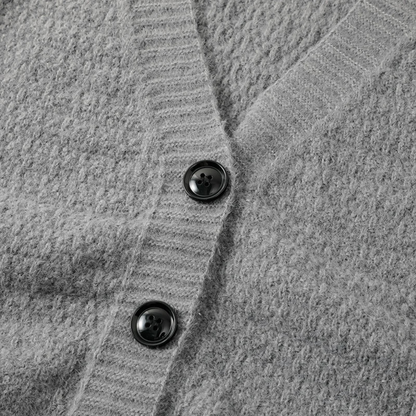 Men's Knitted Cardigan Soft V Neck Button Down