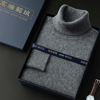 Men's Wool Sweater Soft Knit