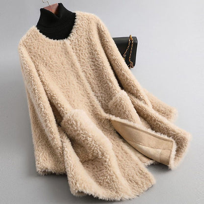 Olivia Couture Shearling Coat