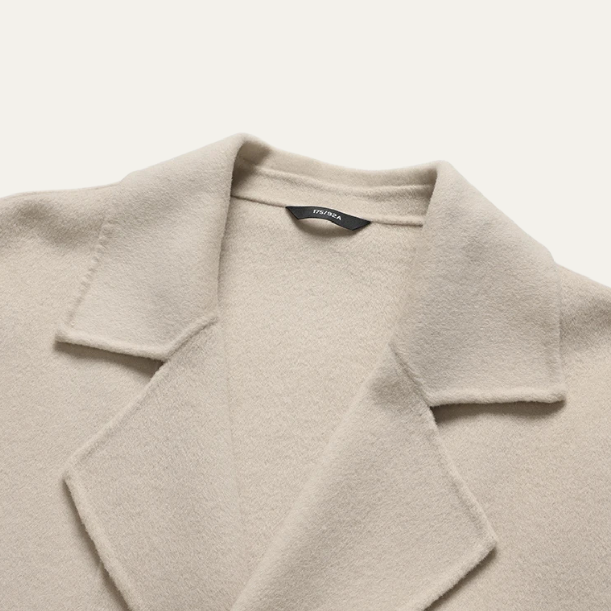 Men's Wool Peacoat Double Breasted Navy Blue