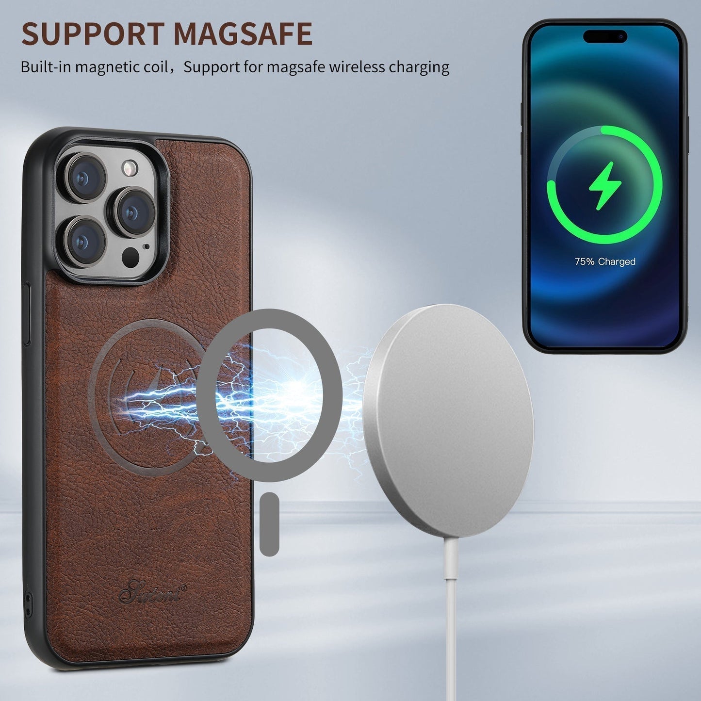 Phone Case With Card Holder Wallet - Vonnera