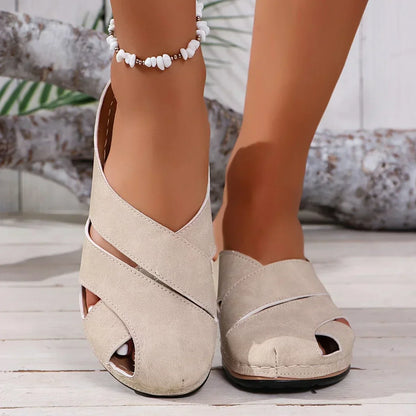 Zara | Women's Platform Wedge Sandals
