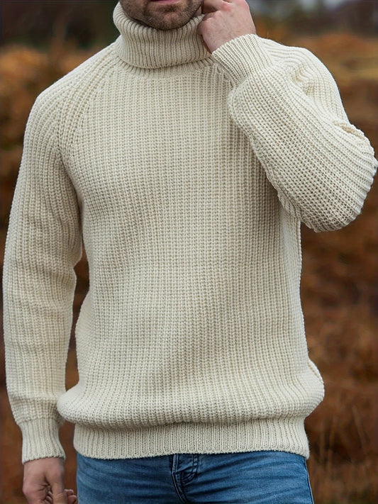 Men's Turtleneck Knit Sweater Autumn Winter - Vonnera