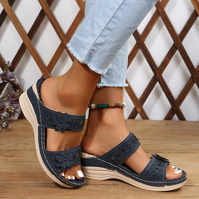 Women's Wedge Slide Sandals