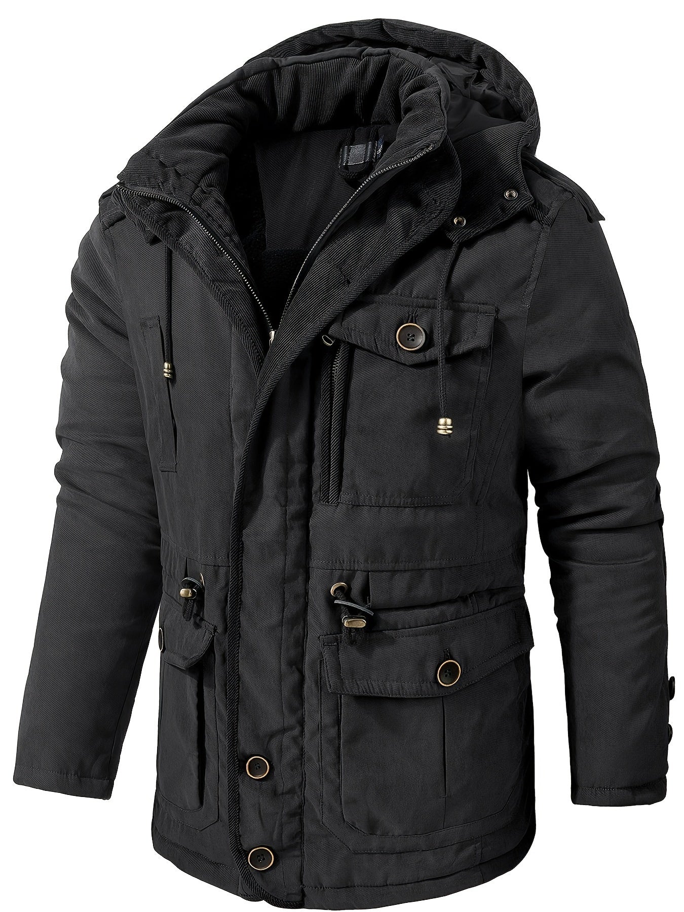 Men's Thick Padded Winter Jacket Outdoor Sports - Vonnera