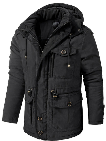 Men's Thick Padded Winter Jacket Outdoor Sports - Vonnera