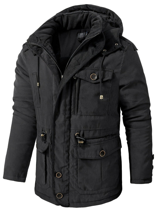 Men's Thick Padded Winter Jacket Outdoor Sports - Vonnera