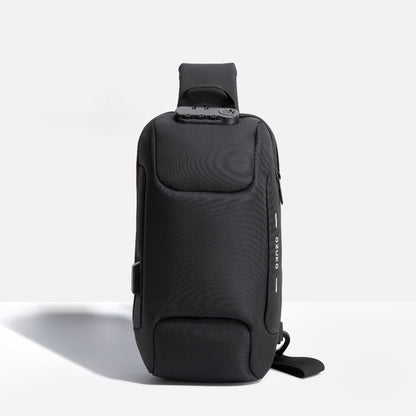 Secure Tech Crossbody Bag Travel USB Port Hidden Pockets - Vonnera