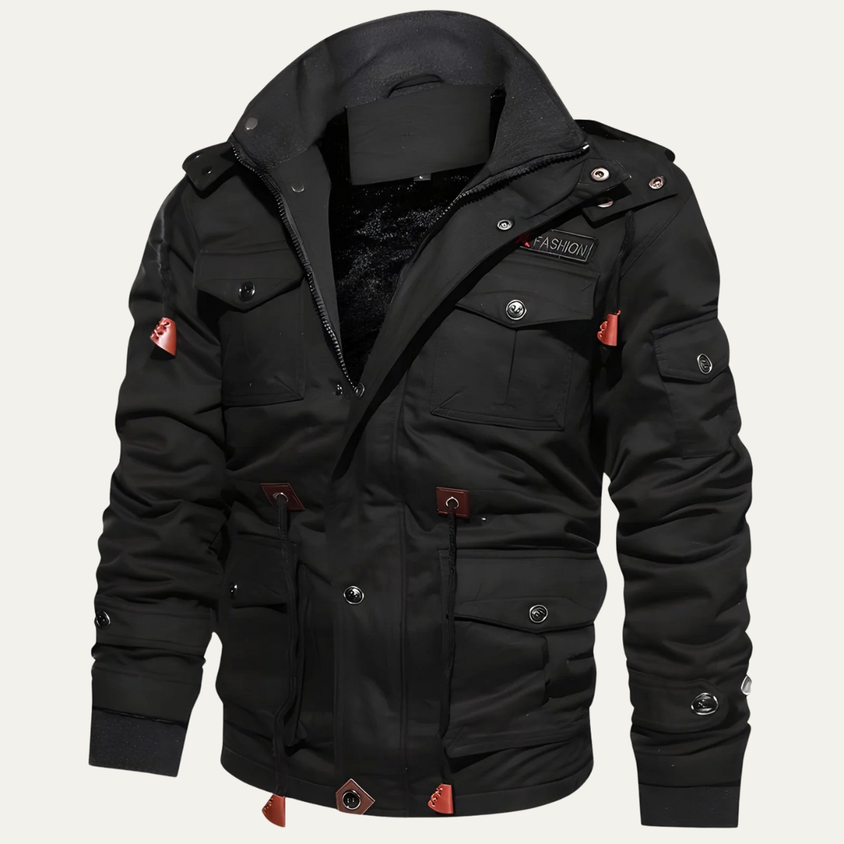 Lonsdale Men's Tactical Jacket Waterproof Military Style