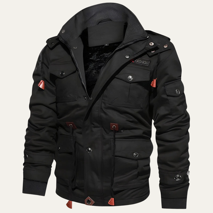 Lonsdale Men's Tactical Jacket Waterproof Military Style