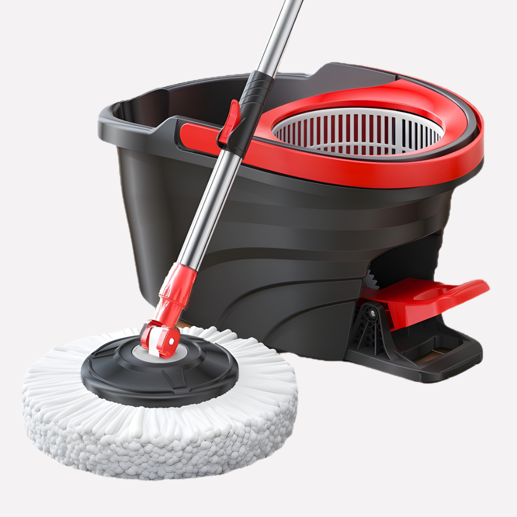 Microfiber Spin Mop Bucket Set - Vonnera