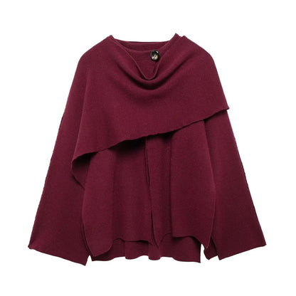 Women's Casual Cape Coat