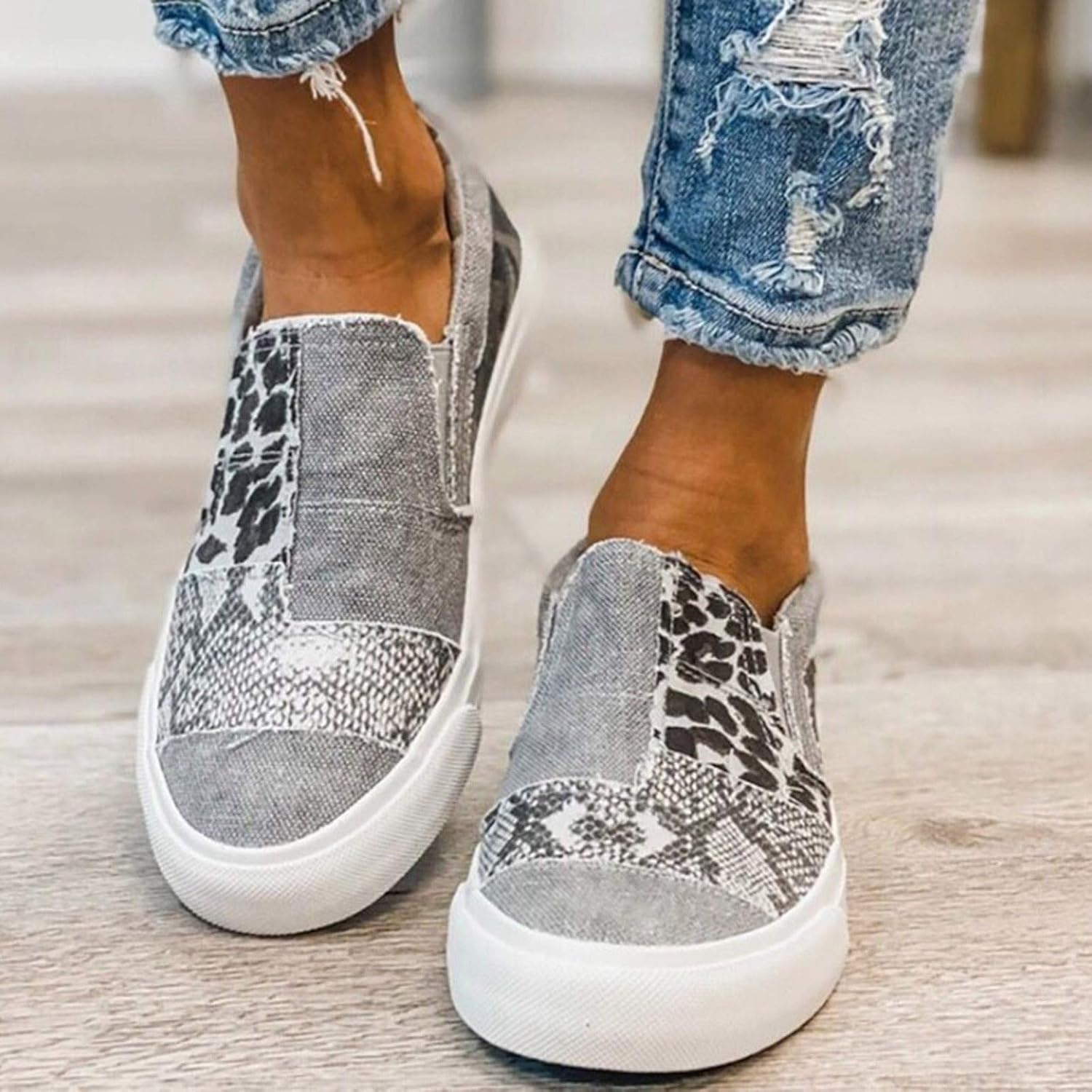 Women's Denim Loafers - Vonnera