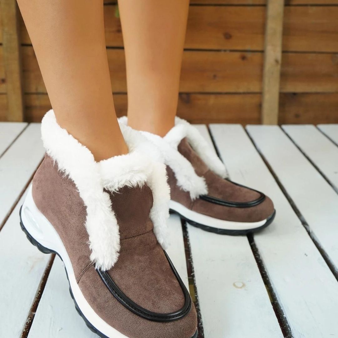 Women's Low Ankle Boots Slip On Platform