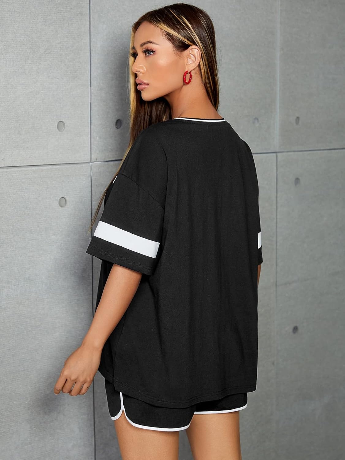 Women's Oversized Baseball Shirt Casual
