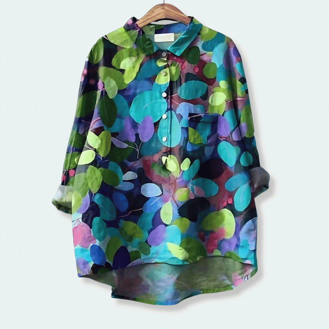 Women's Loose Fit Long Sleeve Blouse