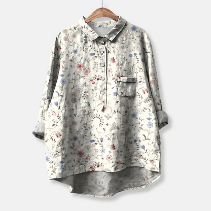 Women's Loose Fit Long Blouse