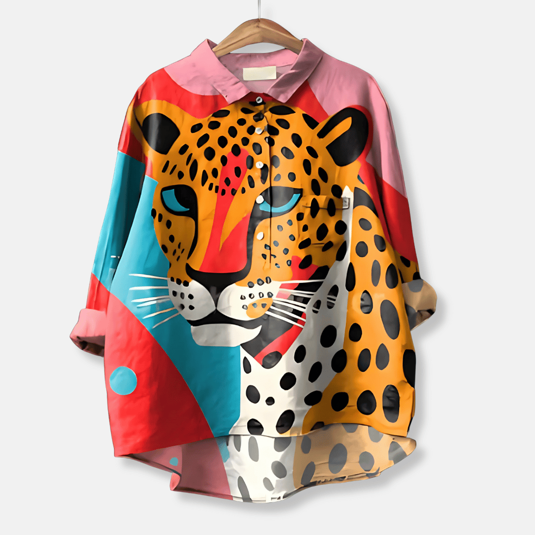 Women's Loose Fit Long Sleeve Blouse