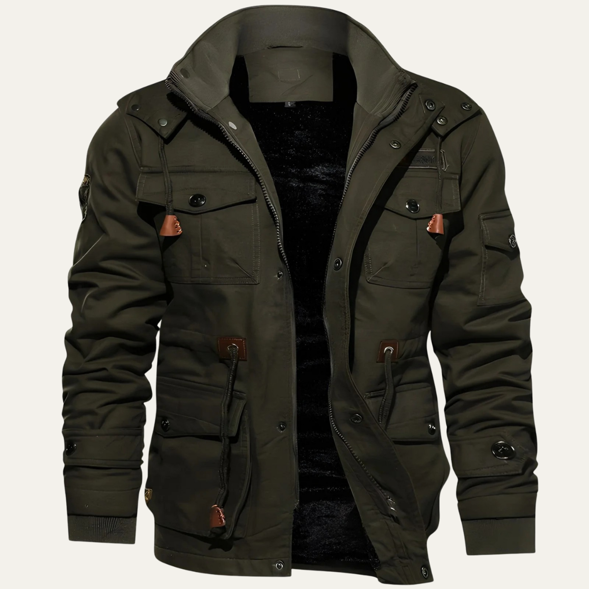 Lonsdale Men's Tactical Jacket Waterproof Military Style