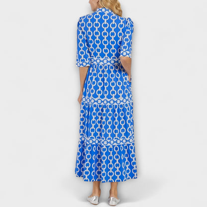 Wendy Women's Midi Chain Pattern Dress