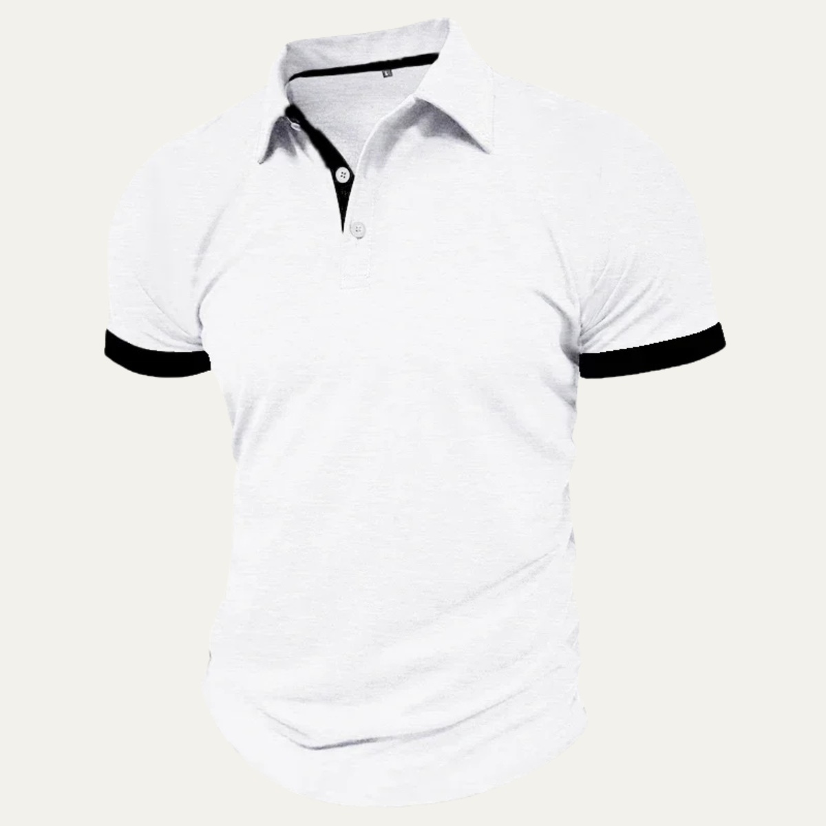 Men's Slim Fit Polo Shirt Cotton Summer Blue