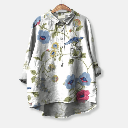 Women's Loose Fit Long Blouse