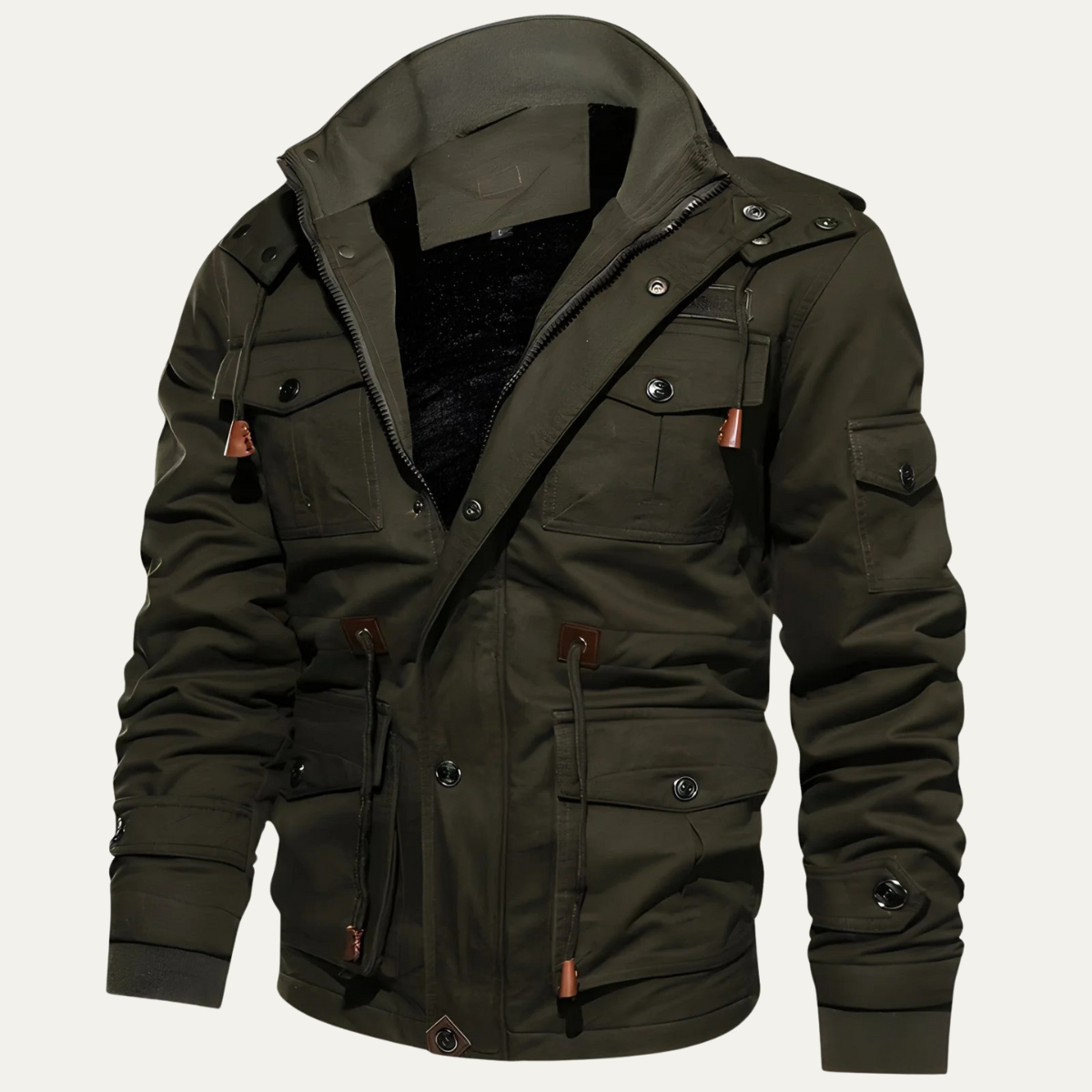 Lonsdale Men's Tactical Jacket Waterproof Military Style