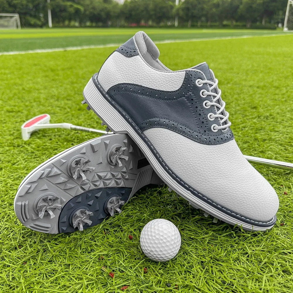 Classic Golf Brogues Leather Brown