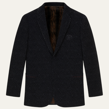 Men's Thick Fleece Lined Blazer Jacket - Vonnera