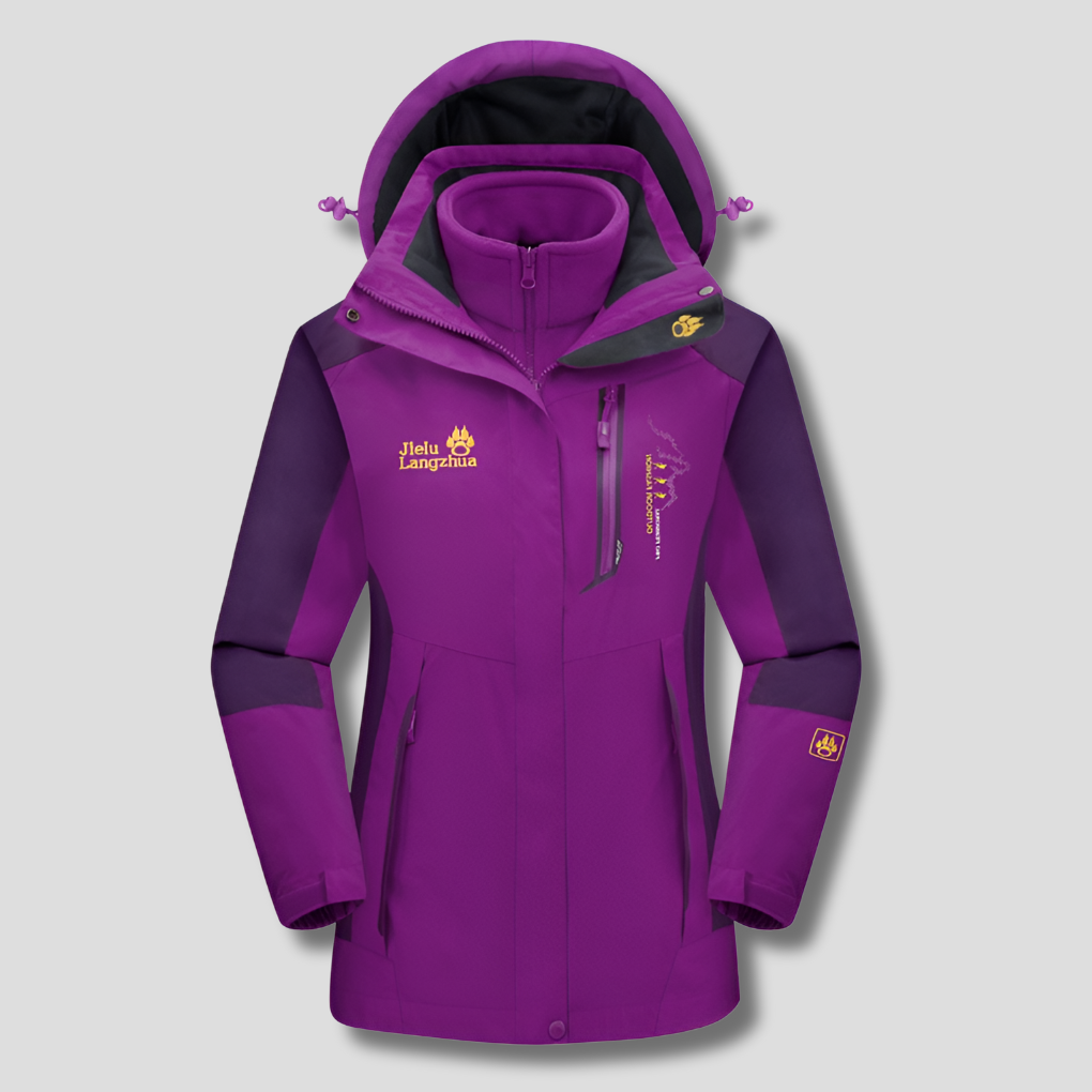 3-In-1 Waterproof Ski Jacket Winter Insulated