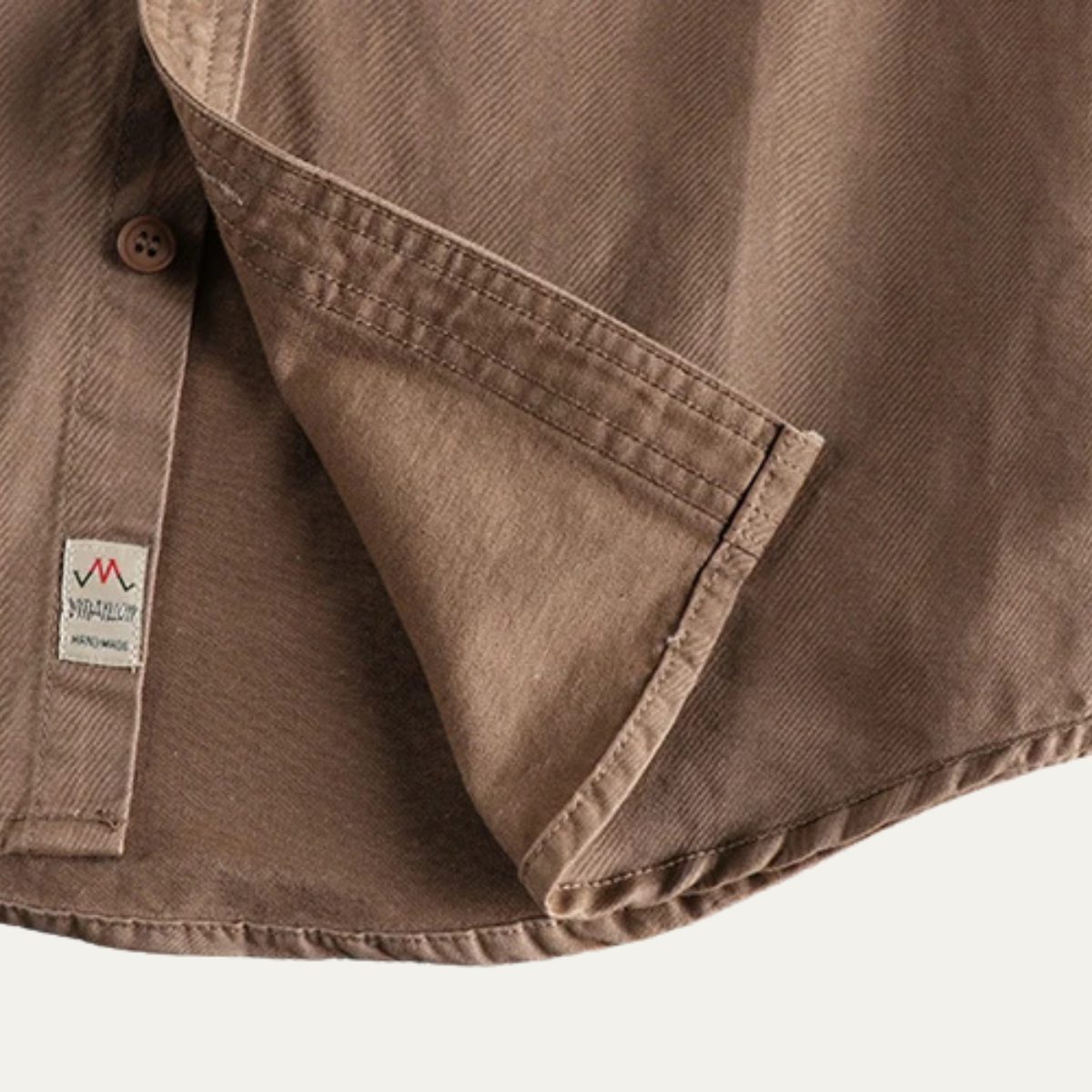Men's Utility Shirt Jacket Vintage Washed Cotton