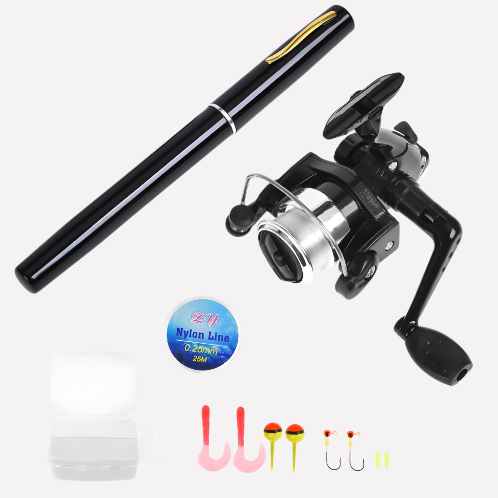 Portable Mini Telescopic Fishing Rod Reel Combo - Vonnera