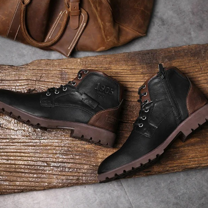 Men's Leather Combat Boots
