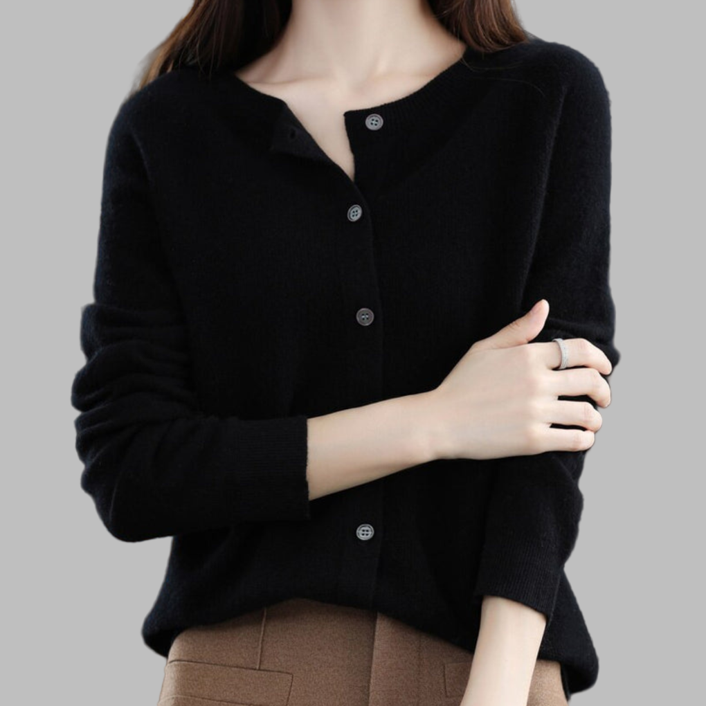 Women's Open Neck Cardigan
