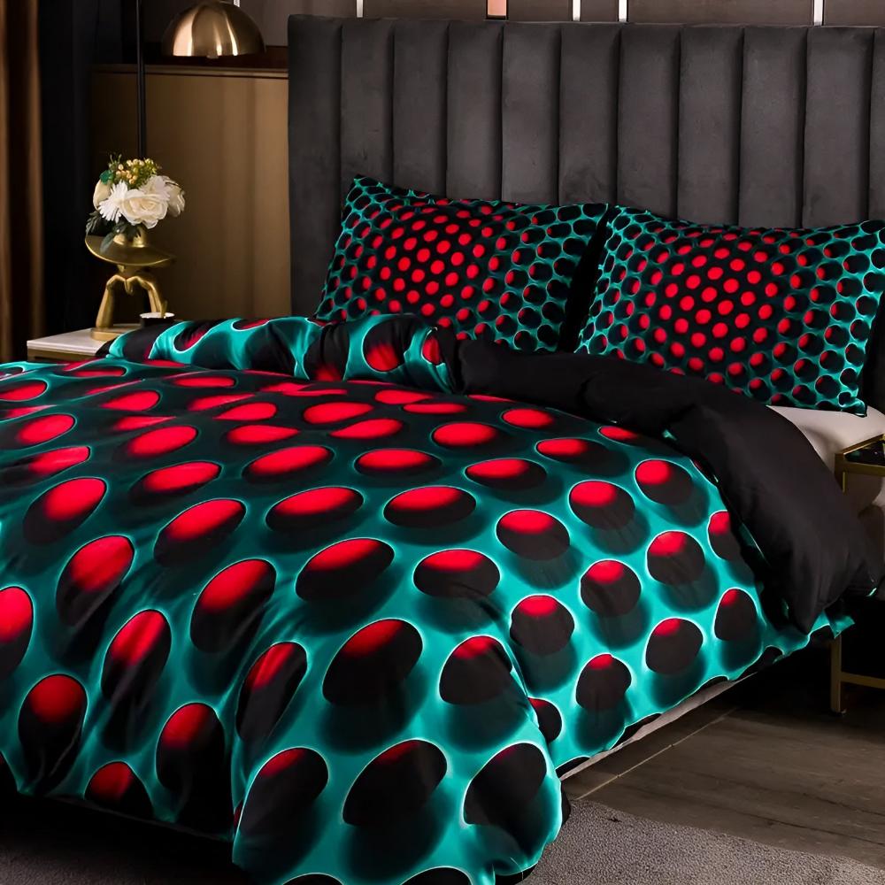 Cosmic Vortex Quilt Cover Set 3 Piece