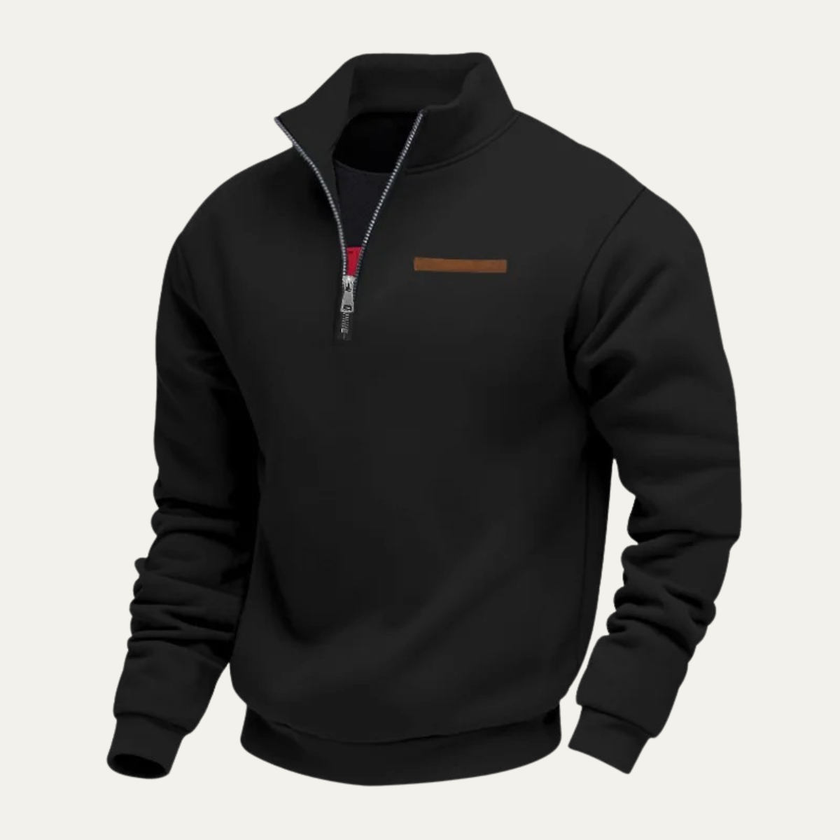 Wexley Men's Half Zip Sweater Warm Stand Collar
