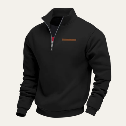 Wexley Men's Half Zip Sweater Warm Stand Collar