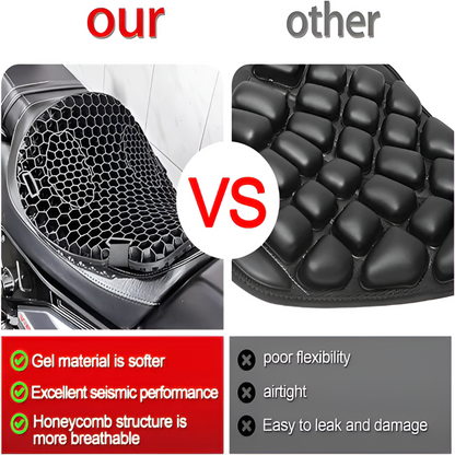 Gel Motorcycle Seat Cushion For Long Distance Riding