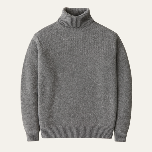 Men's Warm Turtleneck Knit Sweater - Vonnera