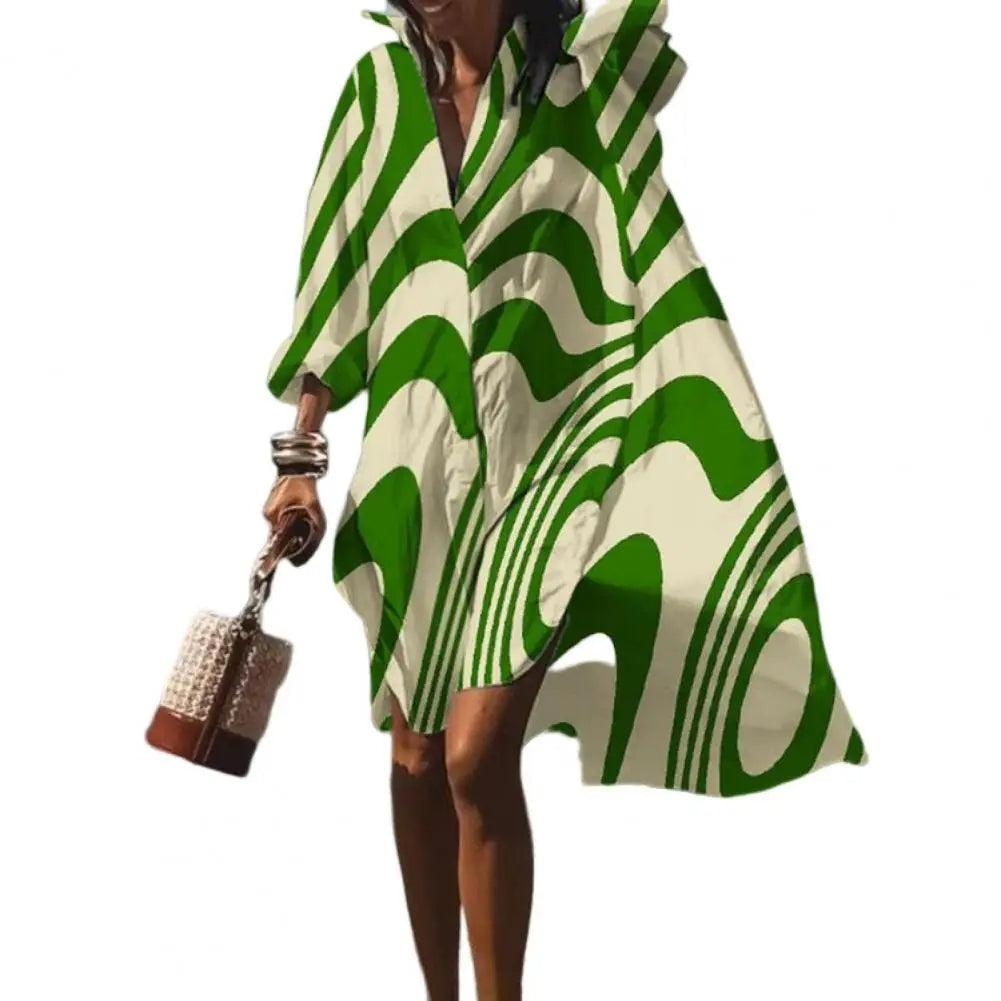 Women's Summer Maxi Dress Boho Print