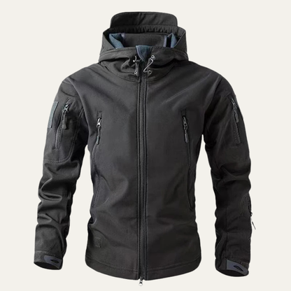 Men's Softshell Fleece Lined Windbreaker Jacket - Vonnera