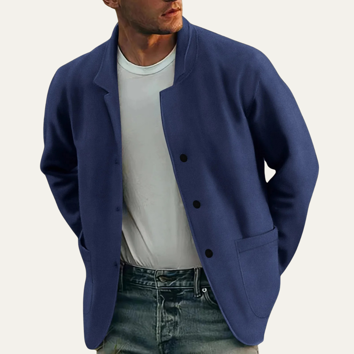 Mens Lightweight Blazer Jacket Beechwood Smart Casual
