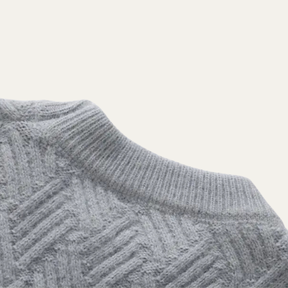 La Maddalena Men's Crew Neck Knitted Sweater Warm Winter