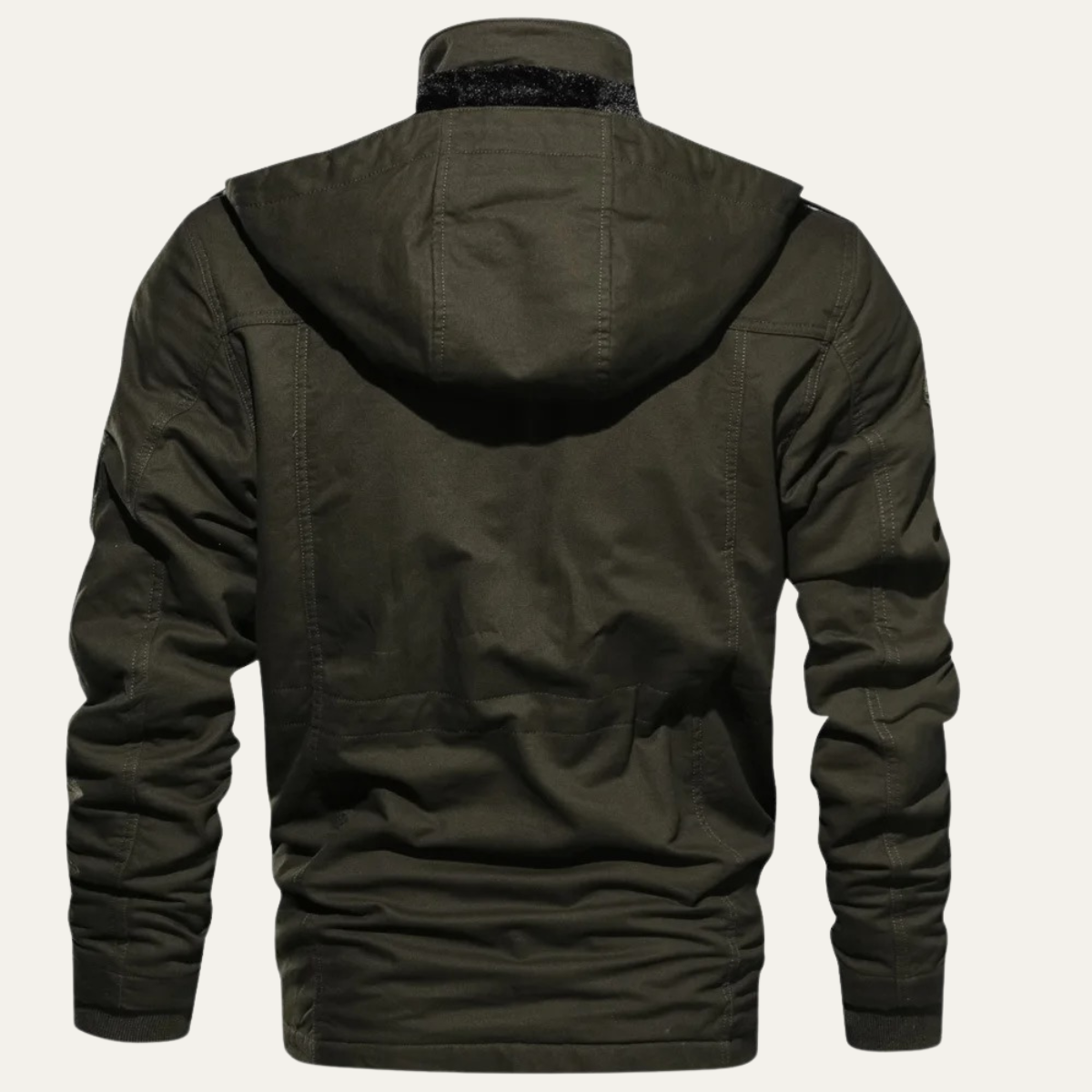 Men's Padded Cargo Jacket Insulated Winter