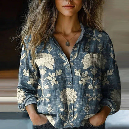 Women's Casual Button Front Blouse