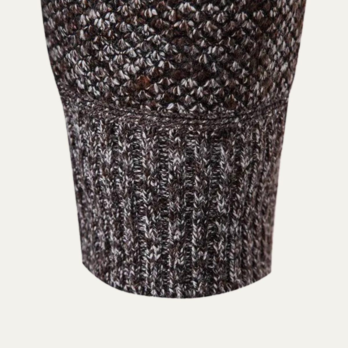 Men's Casual Knit Zip Jacket Winter