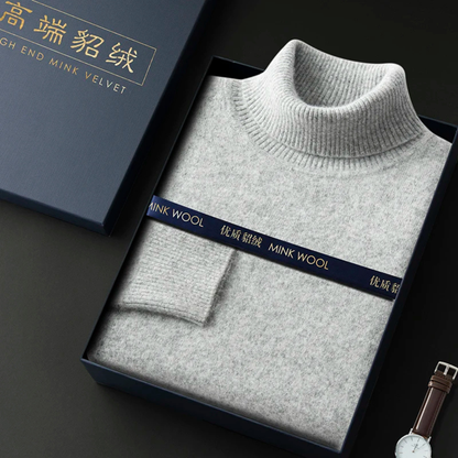 Men's Wool Sweater Soft Knit